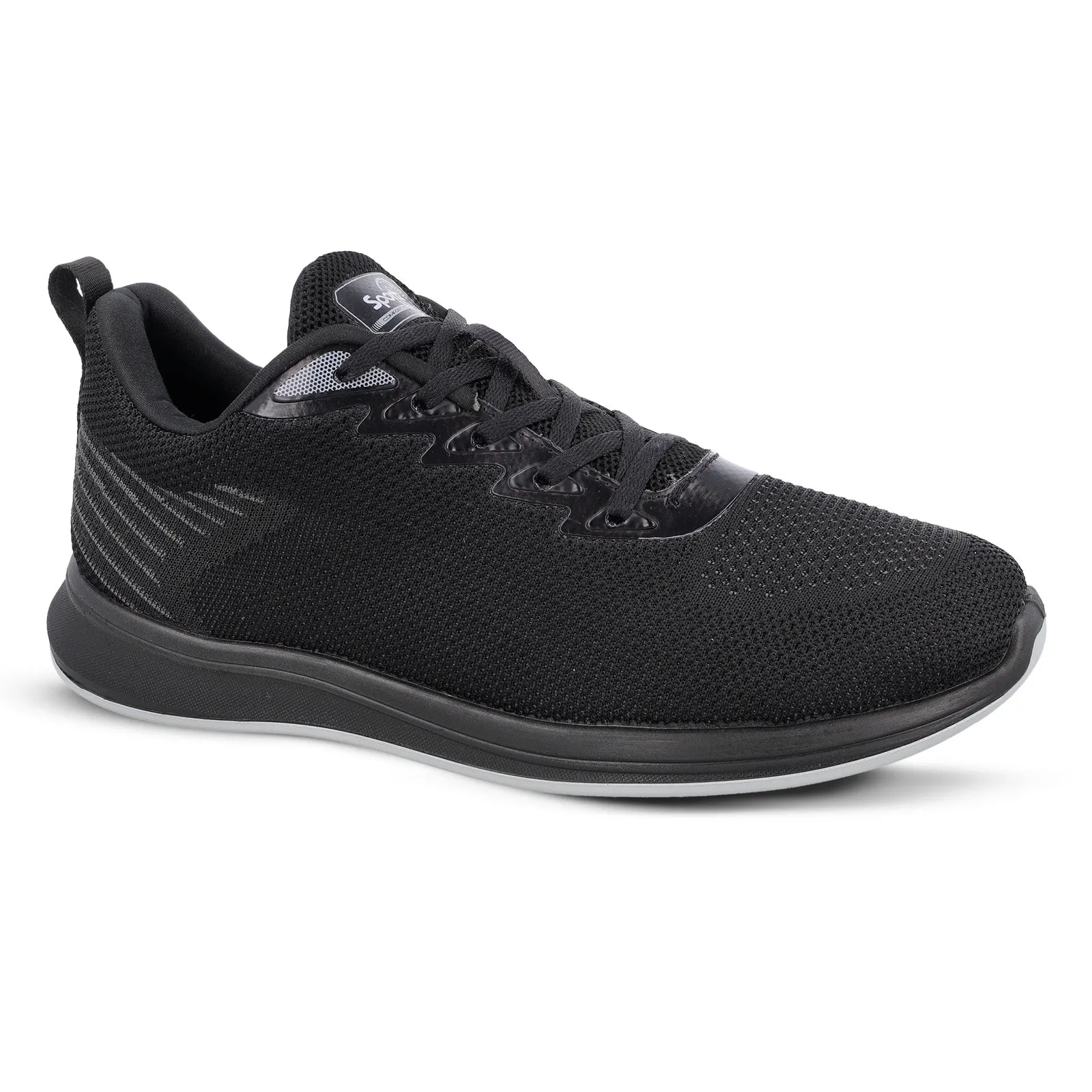 Men's Daily Wear Non Marking Sports Shoe  - WS6091 Black