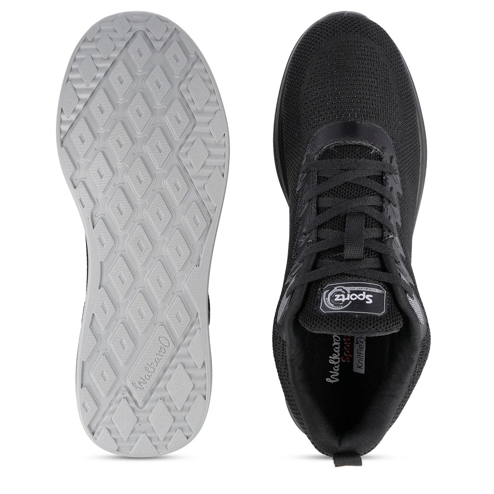 Men's Daily Wear Non Marking Sports Shoe  - WS6091 Black