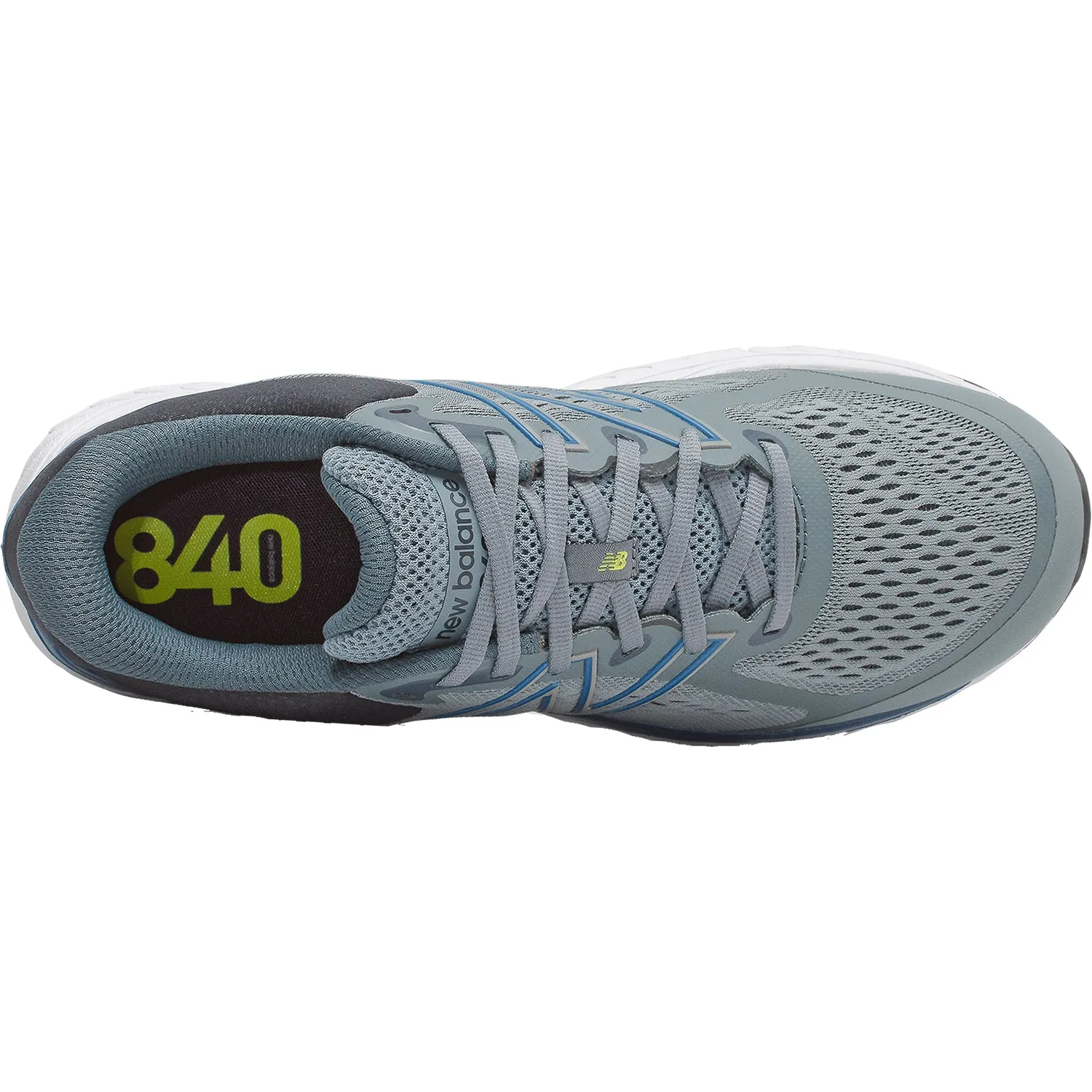 Men's New Balance M840LB5 Ocean Grey/Oxygen Blue Synthetic Mesh