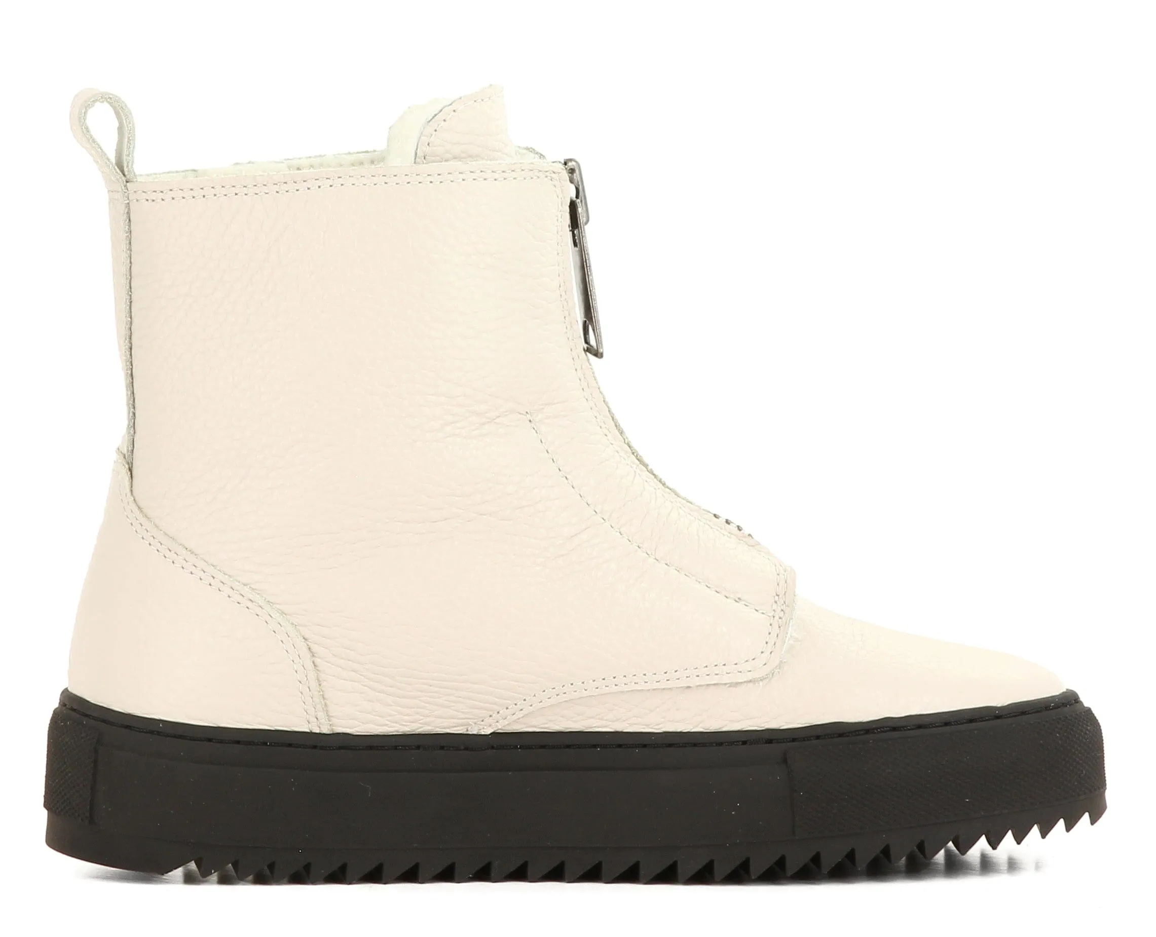Molly sneaker med fór | Offwhite