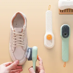 Multifunction Automatic Soap Liquid Adding Shoe Brush Soft-bristled Clothes Brush Clothing Board Brush Soap Dispenser Brush
