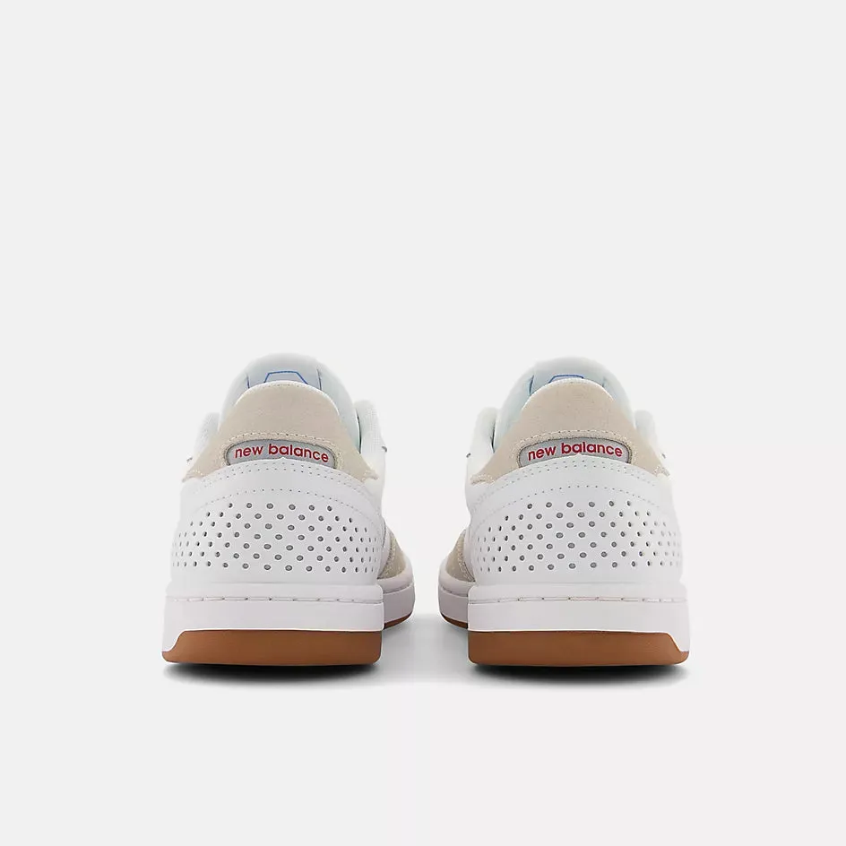 NEW BALANCE 440 WHITE WITH BURGUNDY 8.5