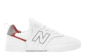 New Balance Numeric 288S Jack Curtin x Pulaski Park Skate Shoe in White and Burgandy