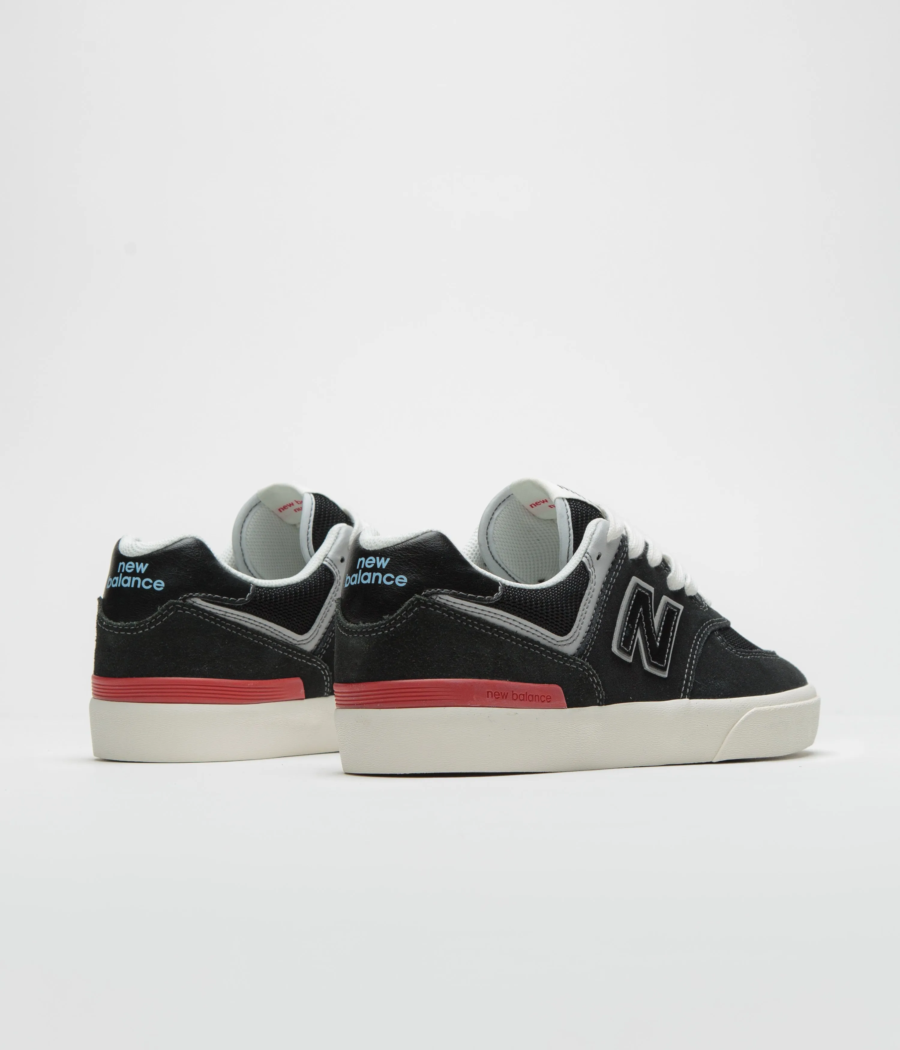 New Balance Numeric 574 Shoes - Black / White