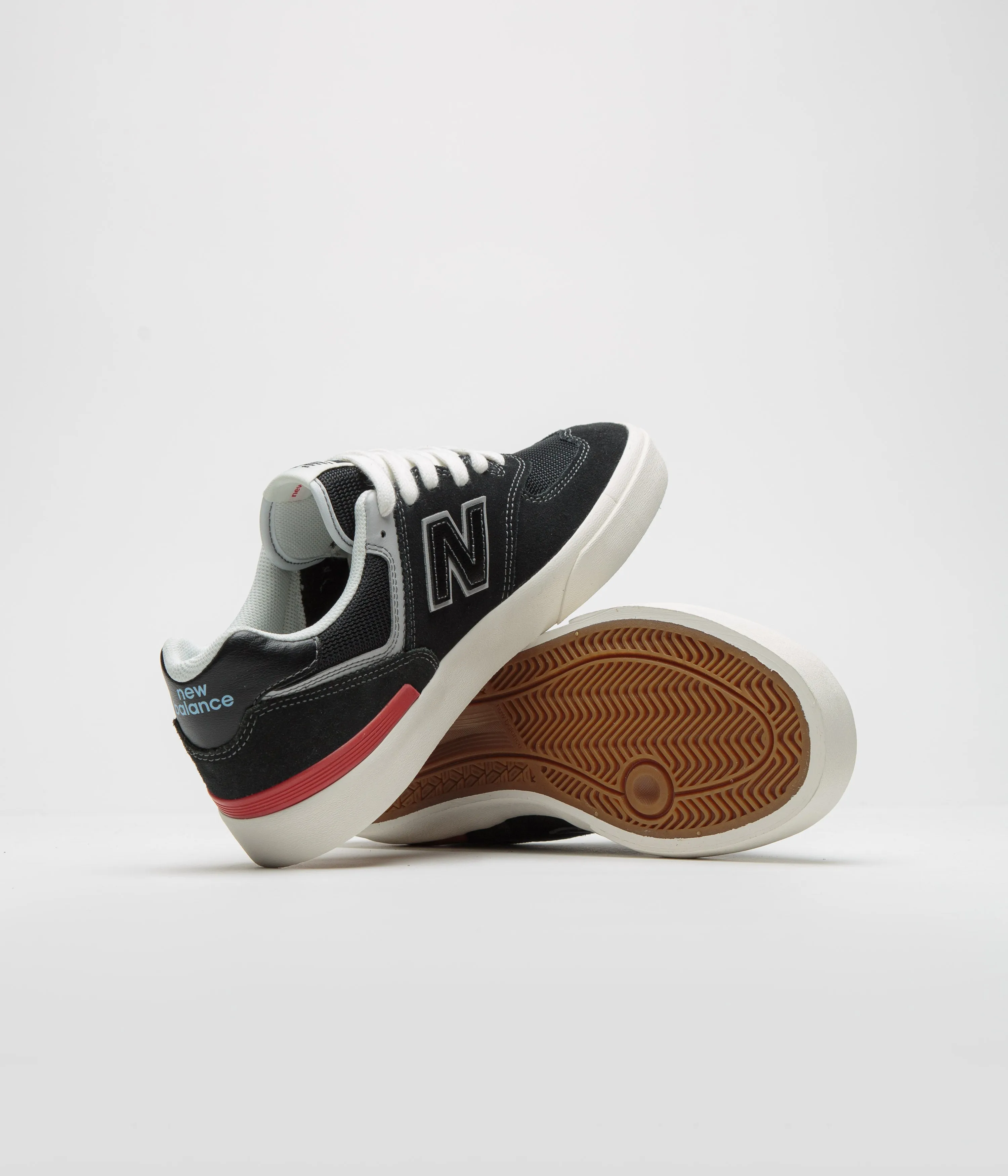 New Balance Numeric 574 Shoes - Black / White