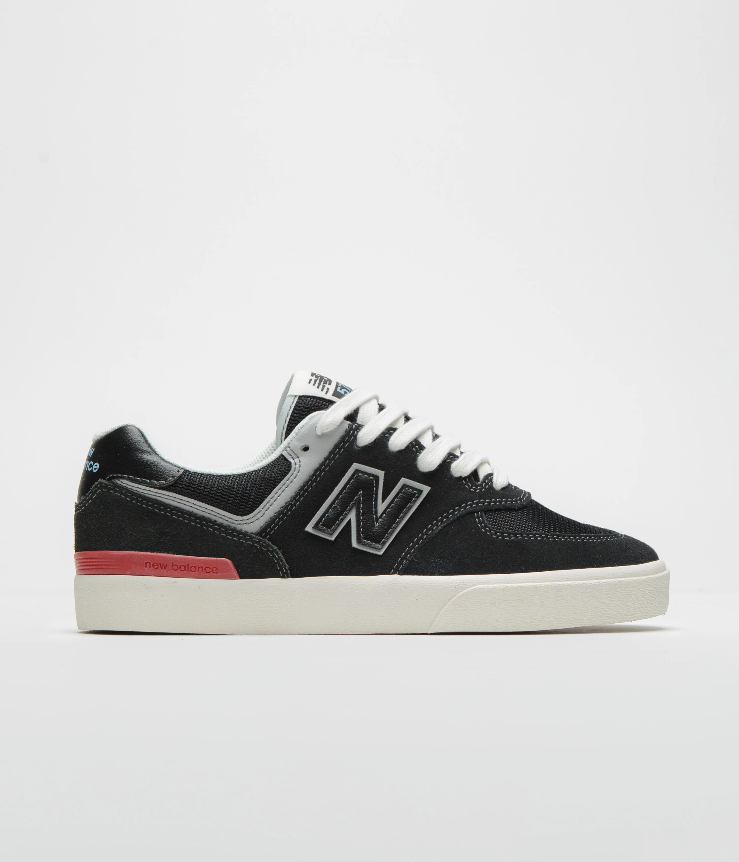 New Balance Numeric 574 Shoes - Black / White