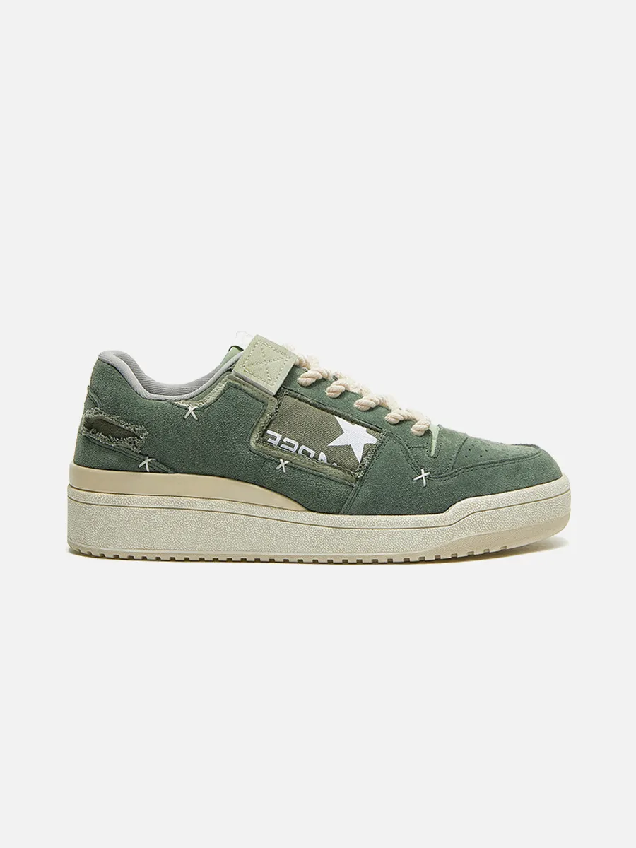 Niceprimes Vintage Patchwork Board Shoes