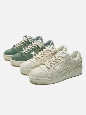 Niceprimes Vintage Patchwork Board Shoes