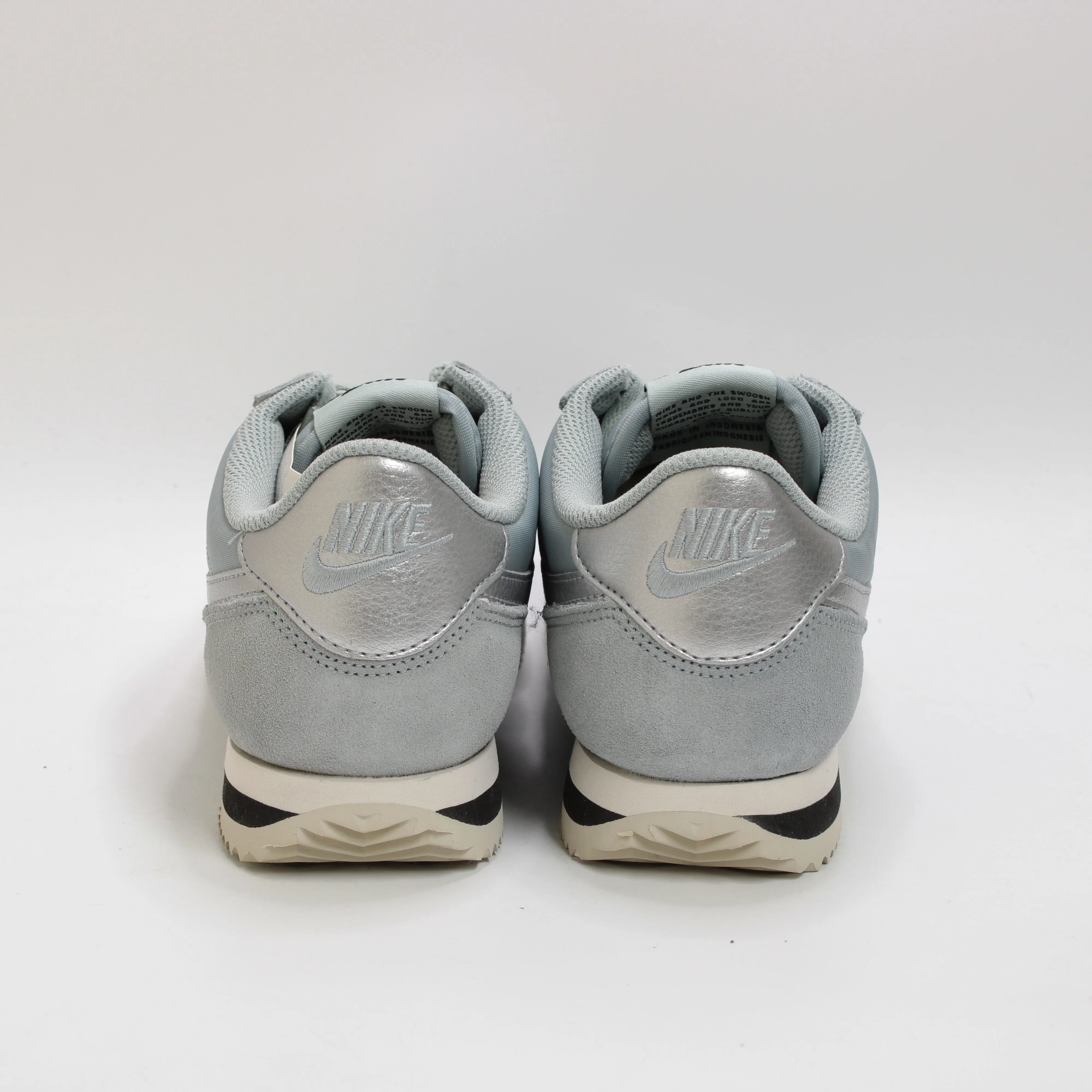 Nike Cortez Trainers Light Pumice Metallic Silver