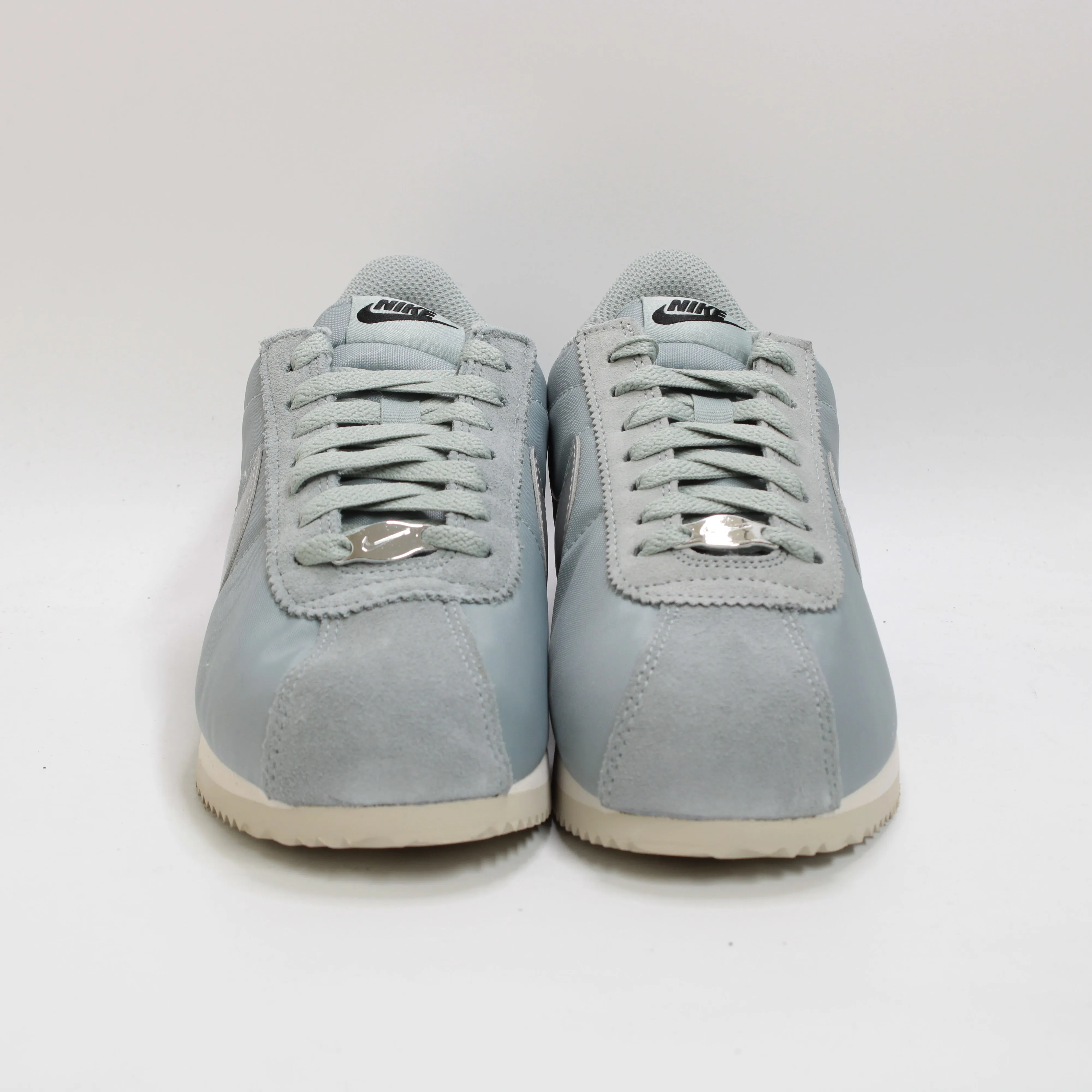Nike Cortez Trainers Light Pumice Metallic Silver