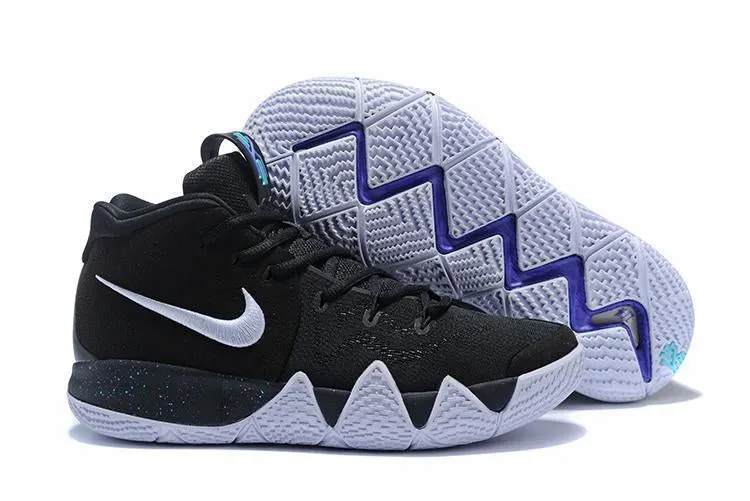 Nike Kyrie 4 Black White Men Basketball Shoes !!! CYBER MONDAY SALE !!!