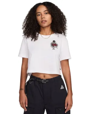 Nike SB Crop Tee X Sky Brown - White