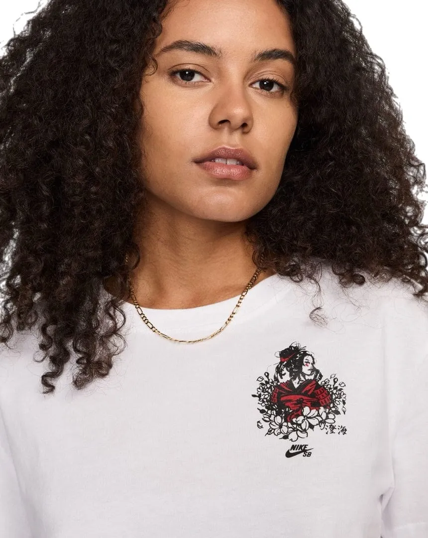 Nike SB Crop Tee X Sky Brown - White