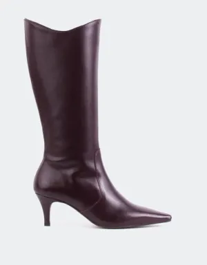 Odyssia Burgundy Leather