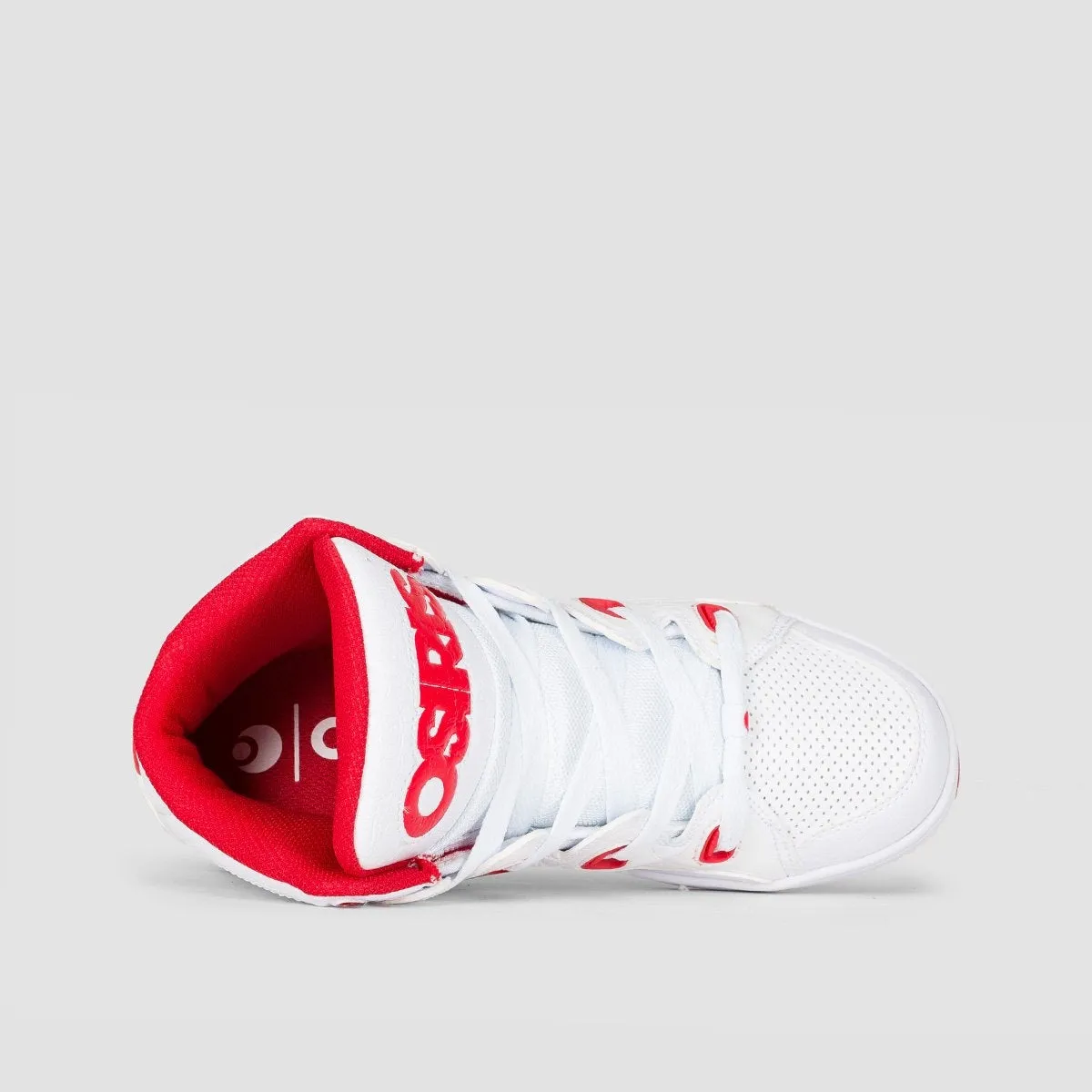 Osiris D3H Shoes - White/Red/White - Kids