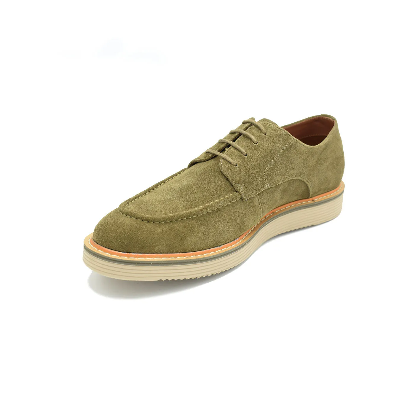 Paolo Vandini Olive Suede Shoes