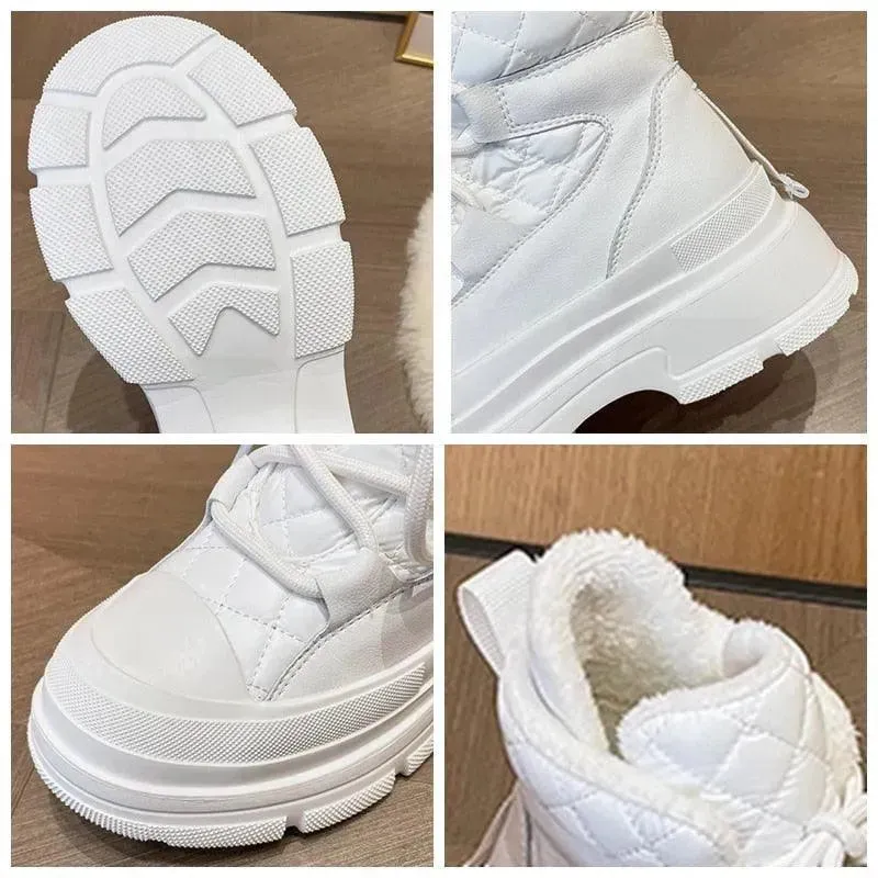 Platform Ankle Sneaker Boots