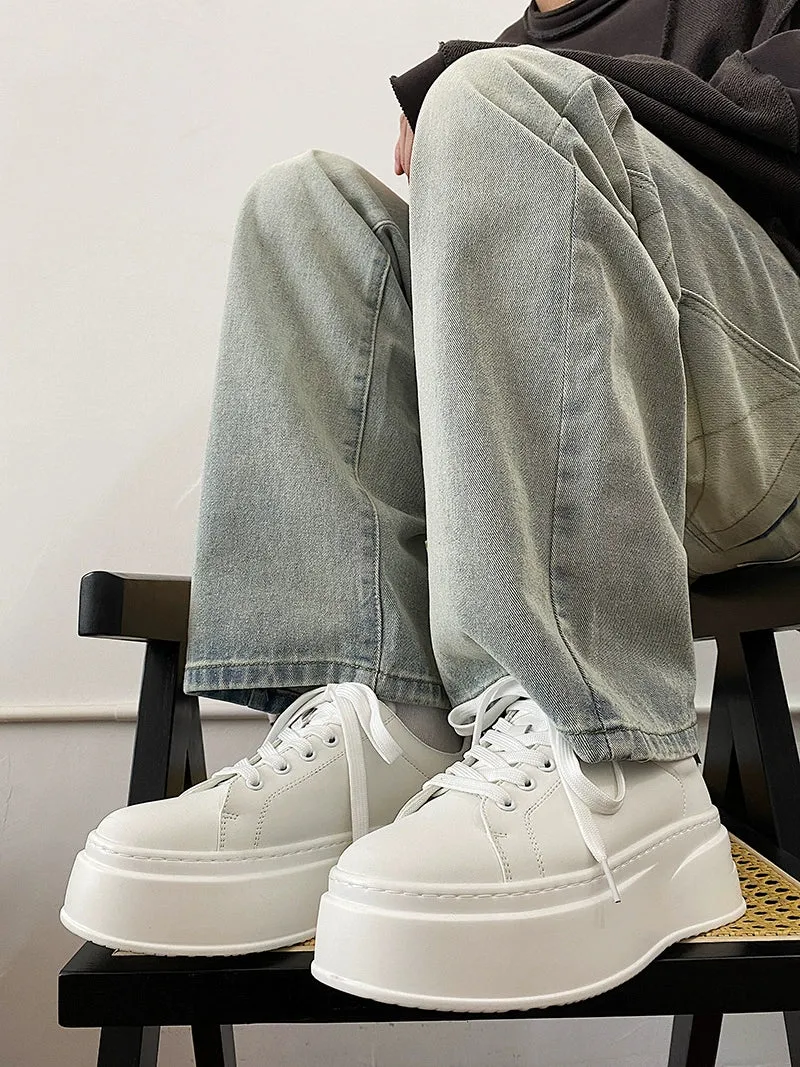 Platform Casual Sneakers with Height Increase
