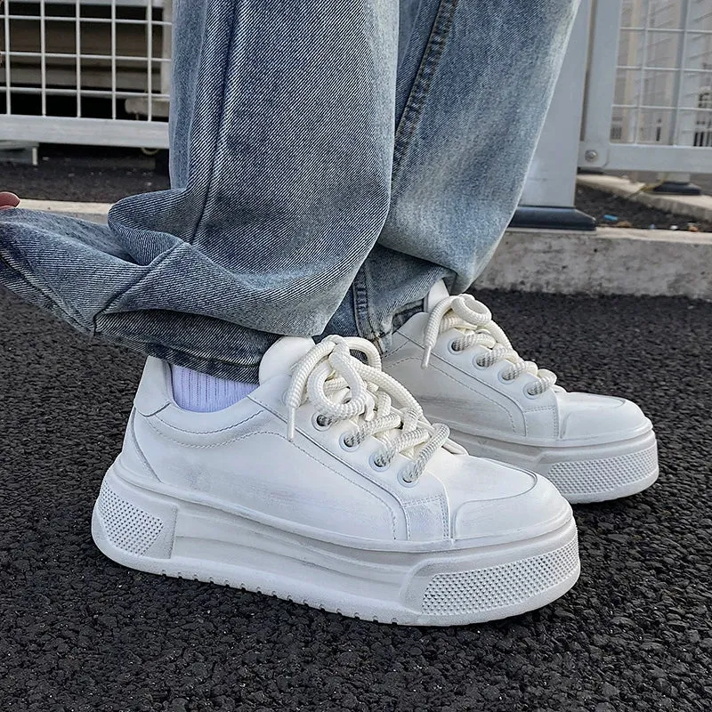 Platform Casual Sneakers with Height Increase