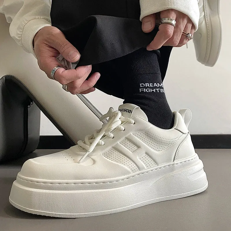 Platform Casual Sneakers with Height Increase