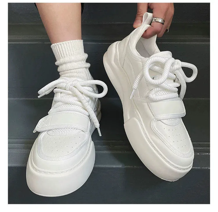 Platform Casual Sneakers with Height Increase