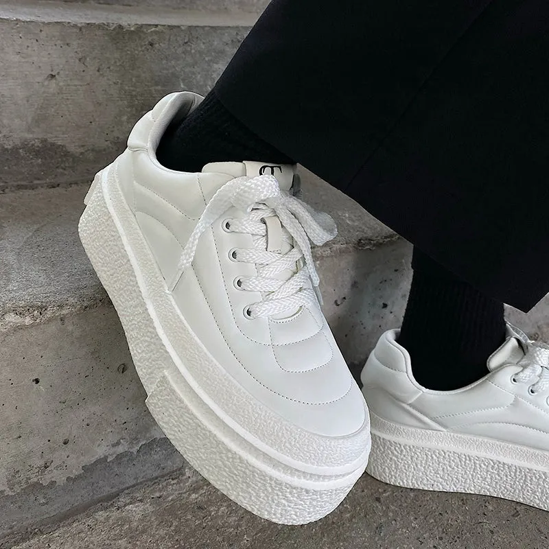 Platform Casual Sneakers with Height Increase