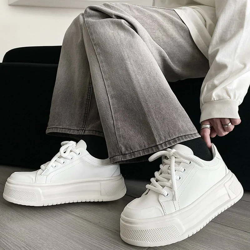 Platform Casual Sneakers with Height Increase
