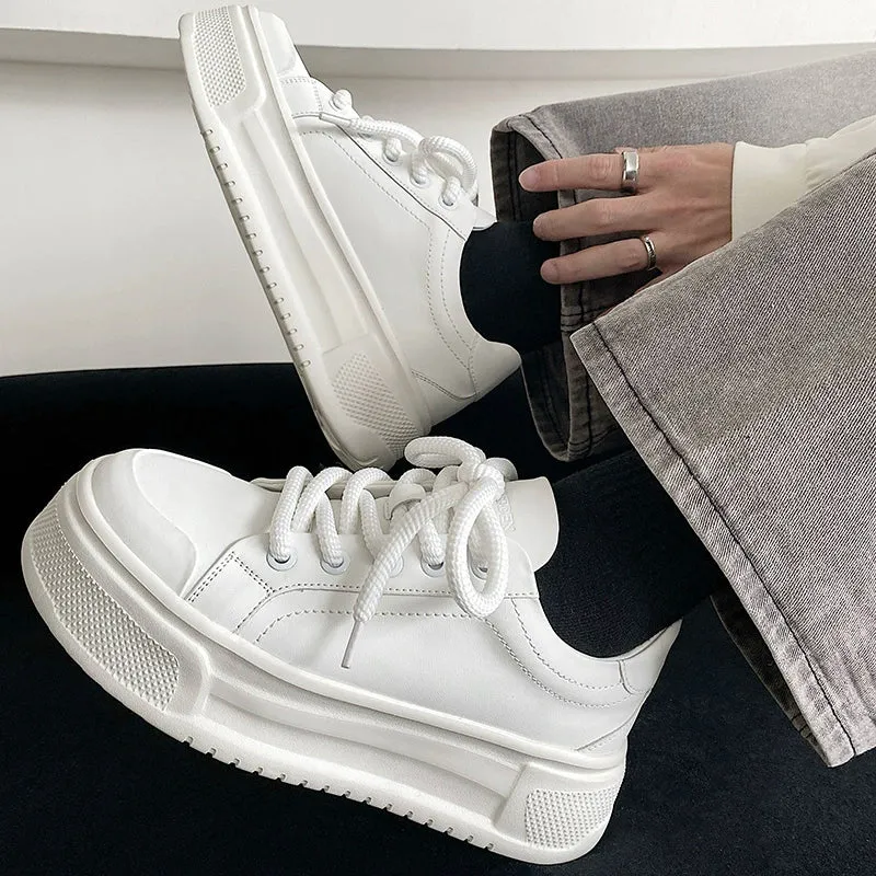 Platform Casual Sneakers with Height Increase