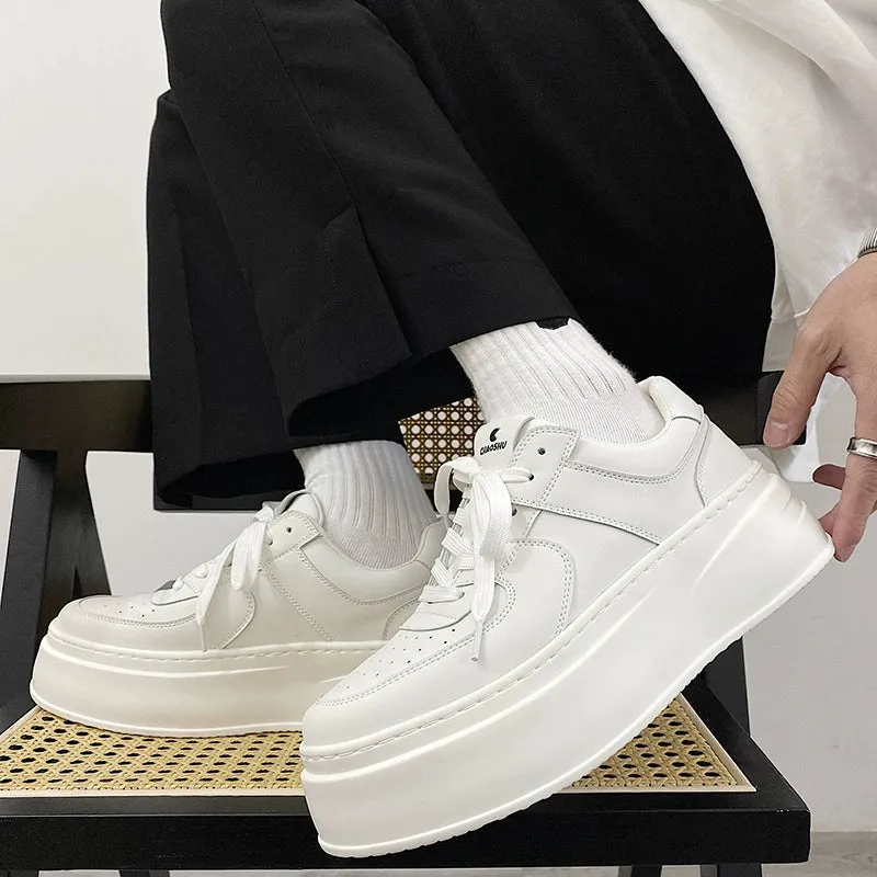 Platform Casual Sneakers with Height Increase