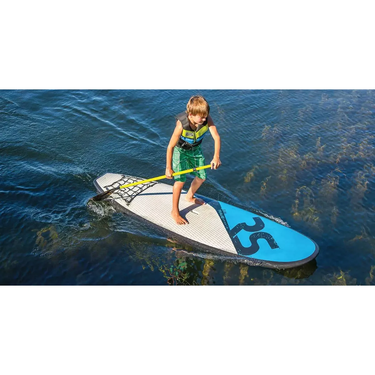 Rave Sports Glide Junior Polyglass Stand Up Paddle Board Paddle