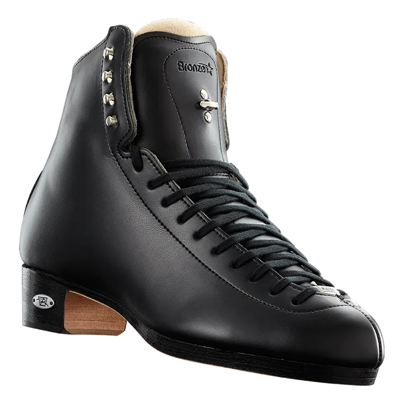 Riedell Skating Boots, 435 Bronze Star Black, Double Triple Jumps  Stiffness 80