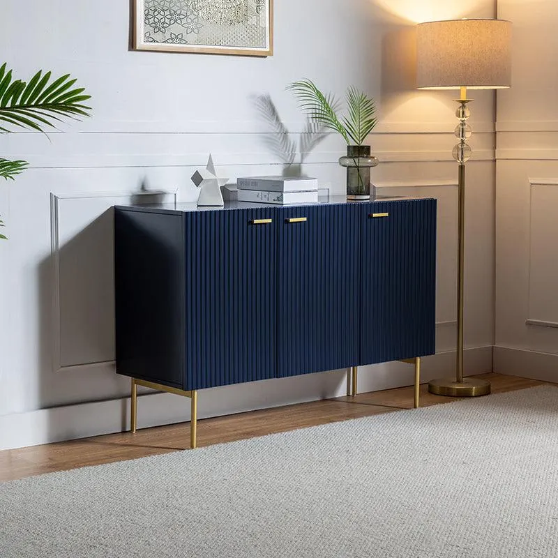 Roman Lacquer 3-Door Sideboard 47"