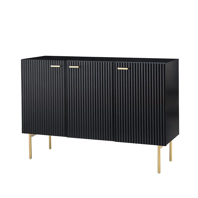 Roman Lacquer 3-Door Sideboard 47"