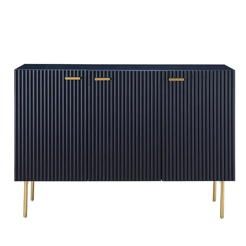 Roman Lacquer 3-Door Sideboard 47"