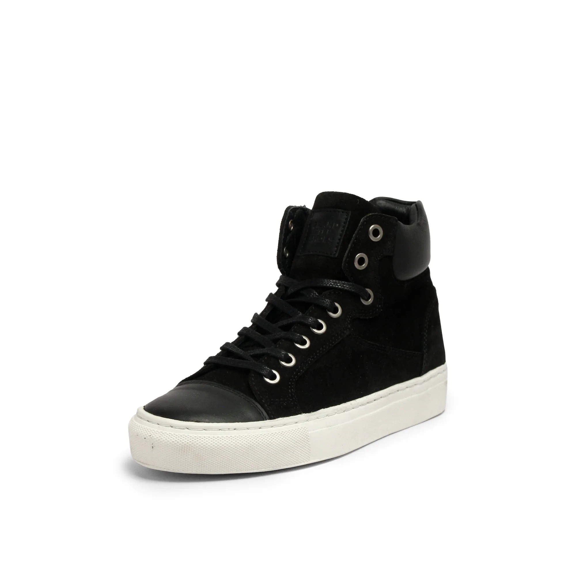 SALLY SUEDE HIGH TOP SNEAKER BLACK