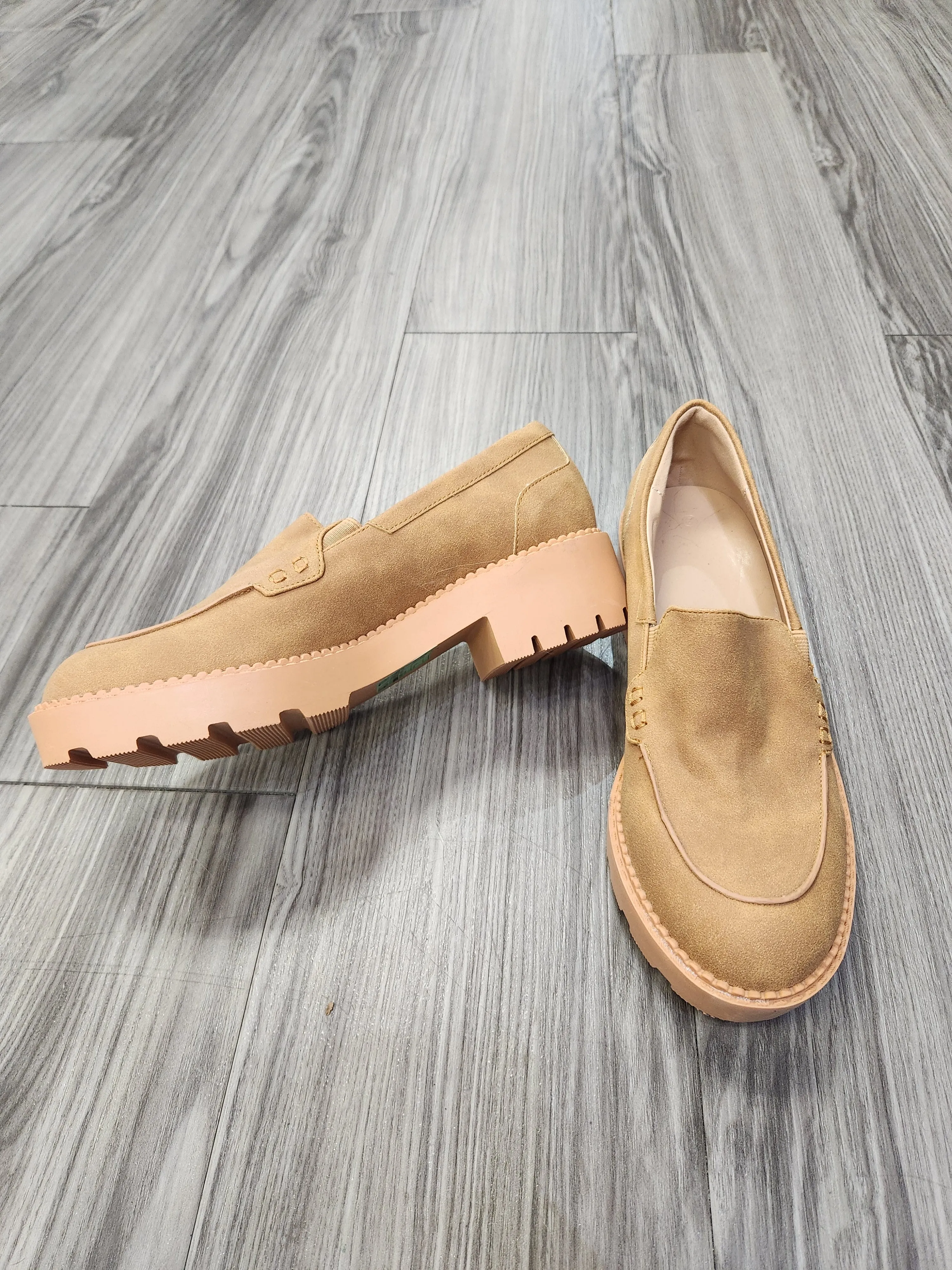 Shoes Sneakers Platform By Clothes Mentor In Brown, Size: 8
