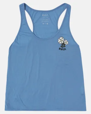 Soft At Heart Racerback Tank Top - Blue Yonder
