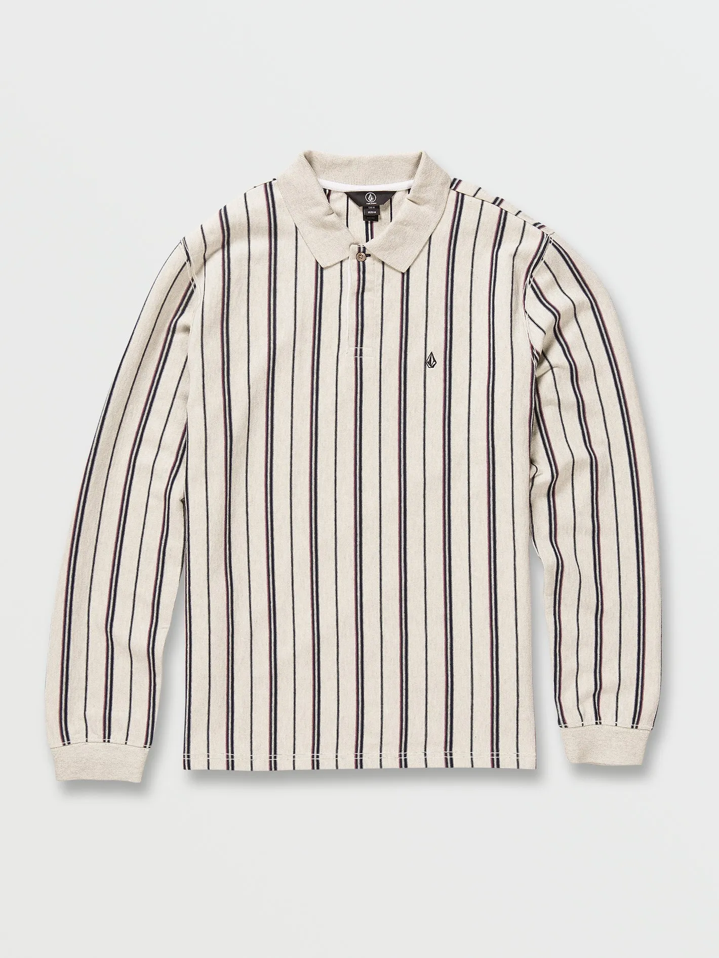 Sumpter Long Sleeve Polo - White Flash