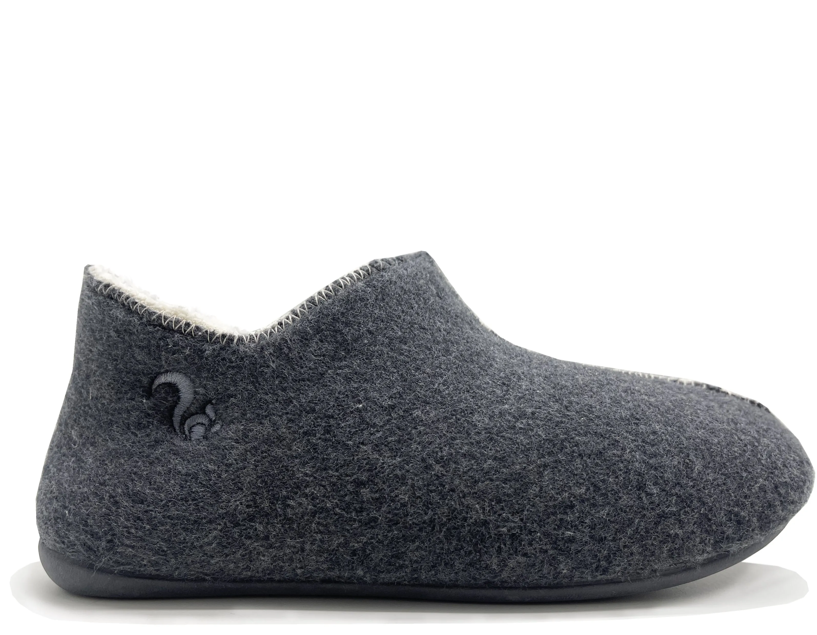 thies 1856 ® Organic Slipper Boots vegan dark grey (W)