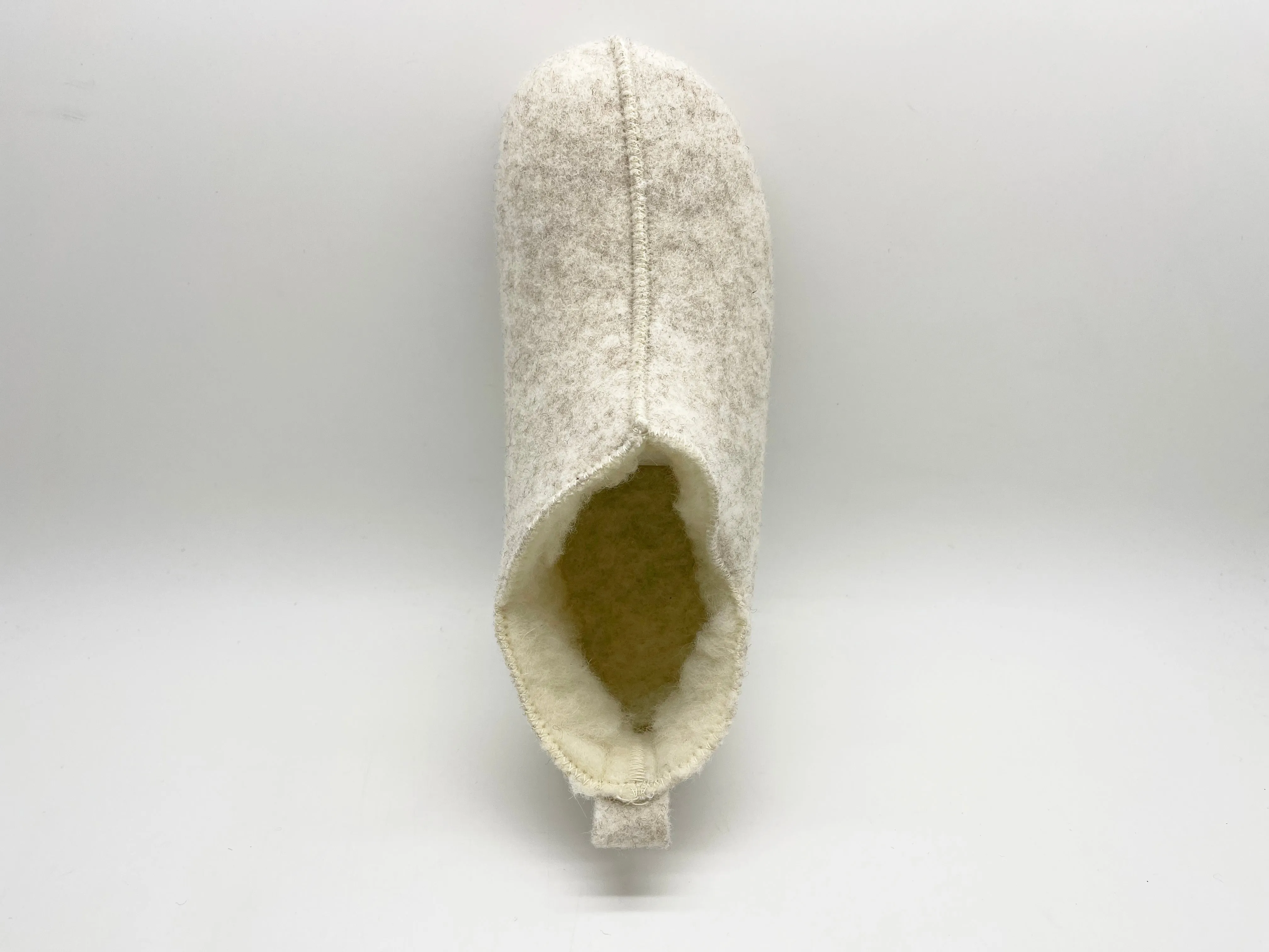 thies 1856 ® Slipper Boots beige with Eco Wool (W)