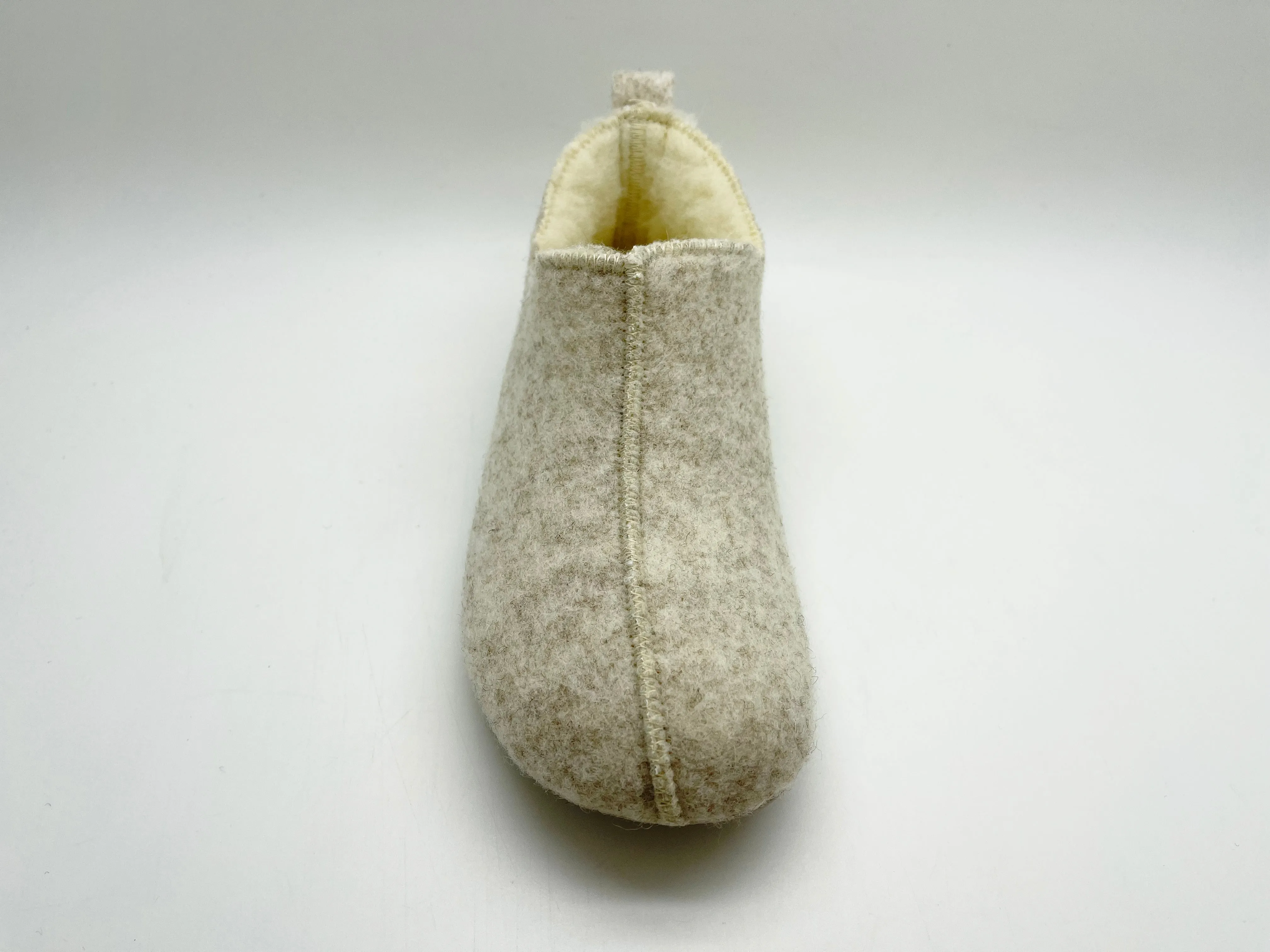 thies 1856 ® Slipper Boots beige with Eco Wool (W)
