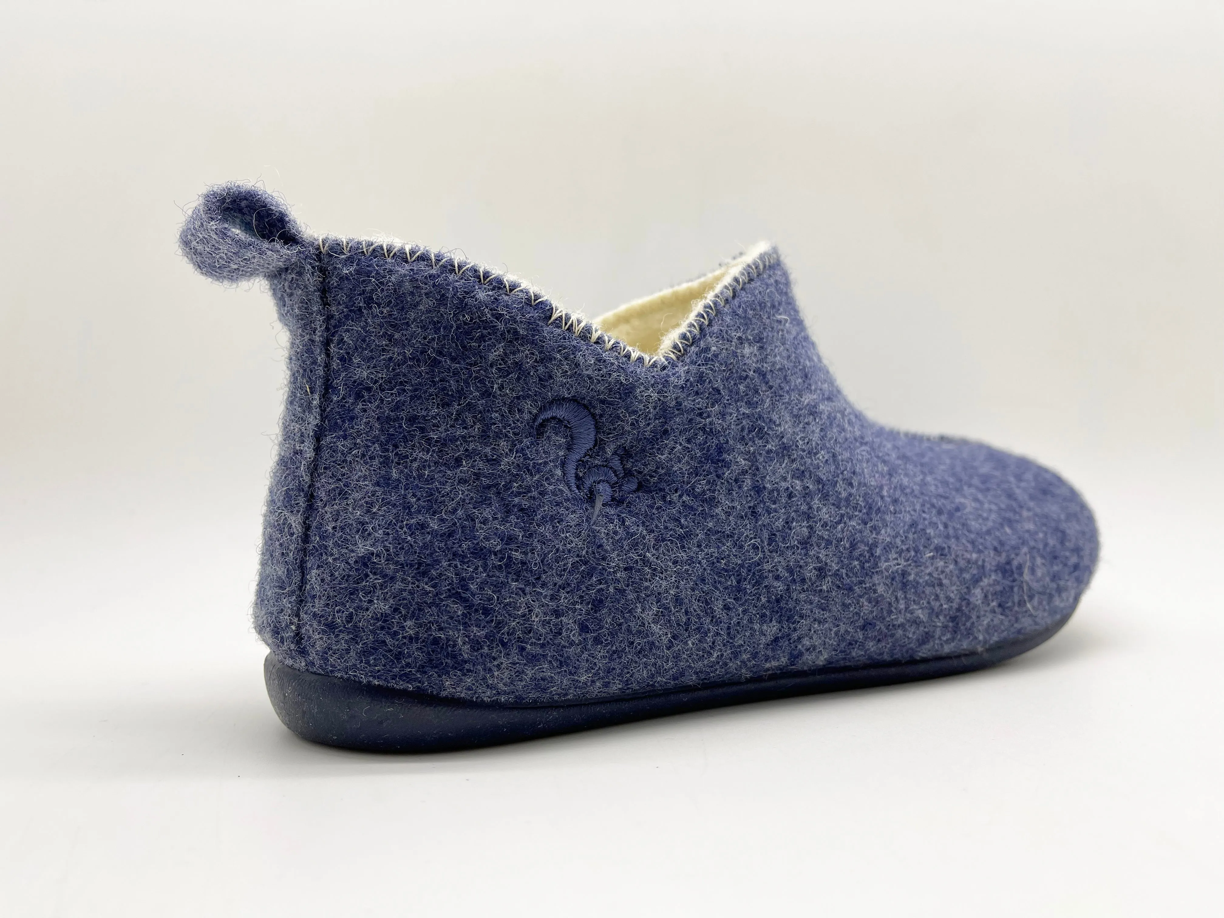 thies 1856 ® Slipper Boots dark navy with Eco Wool (W)