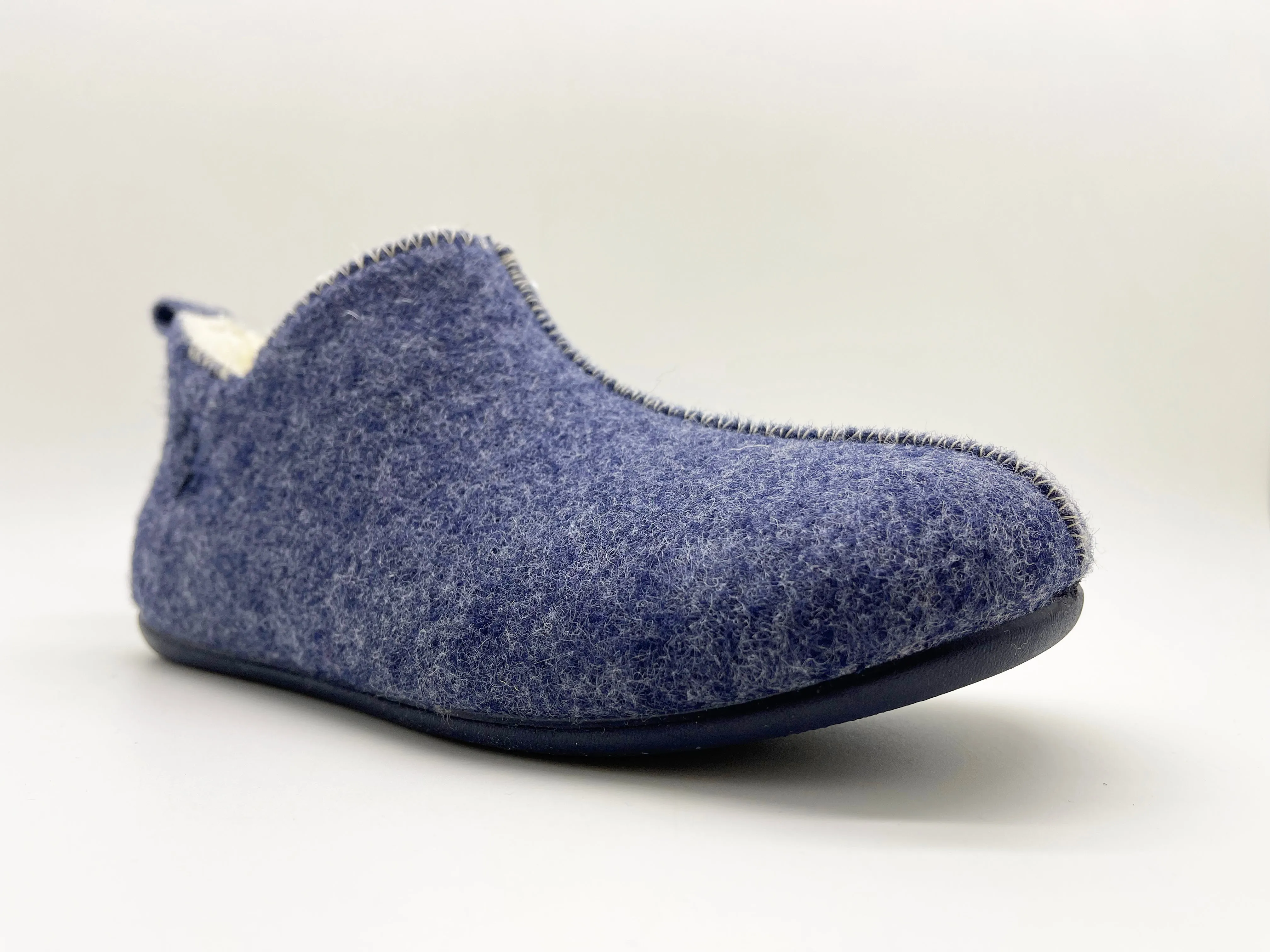 thies 1856 ® Slipper Boots dark navy with Eco Wool (W)
