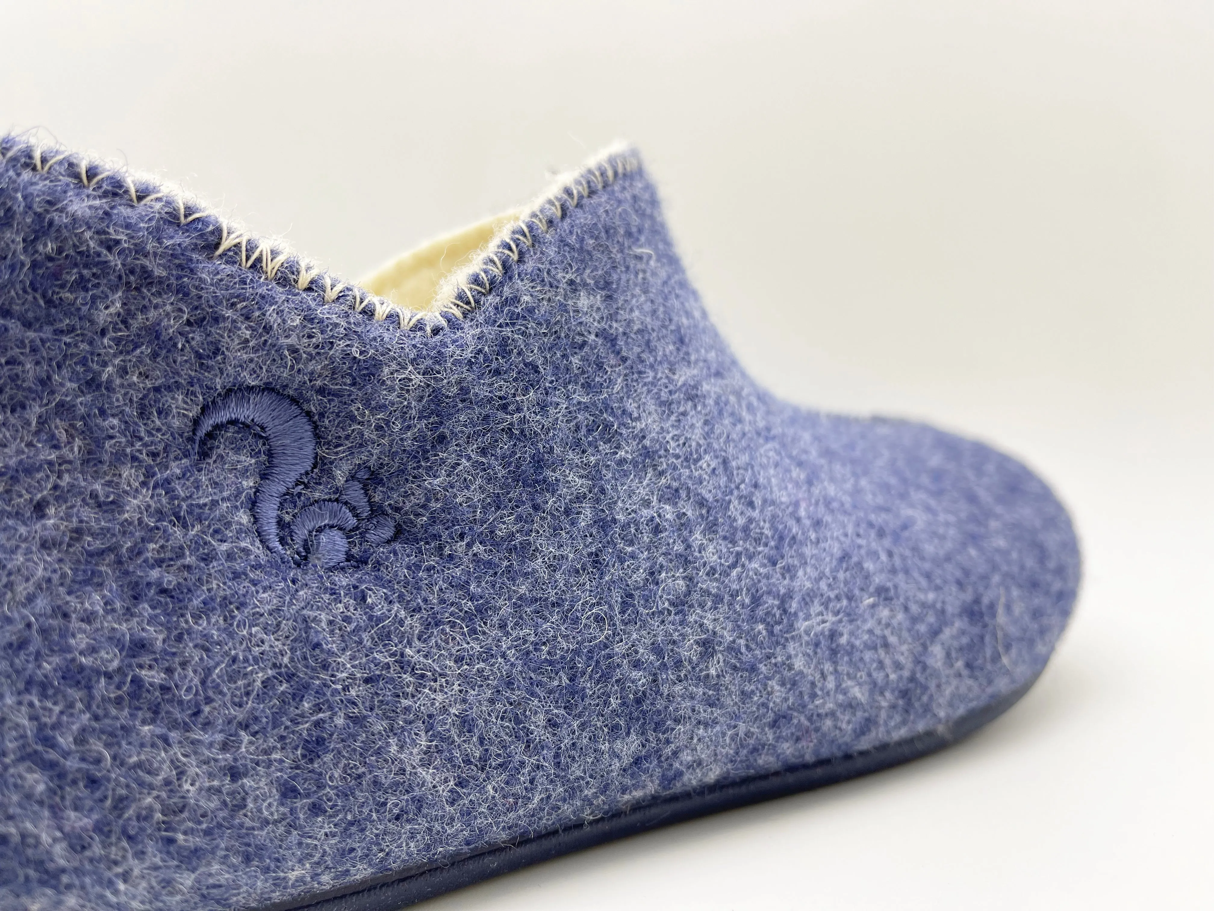 thies 1856 ® Slipper Boots dark navy with Eco Wool (W)