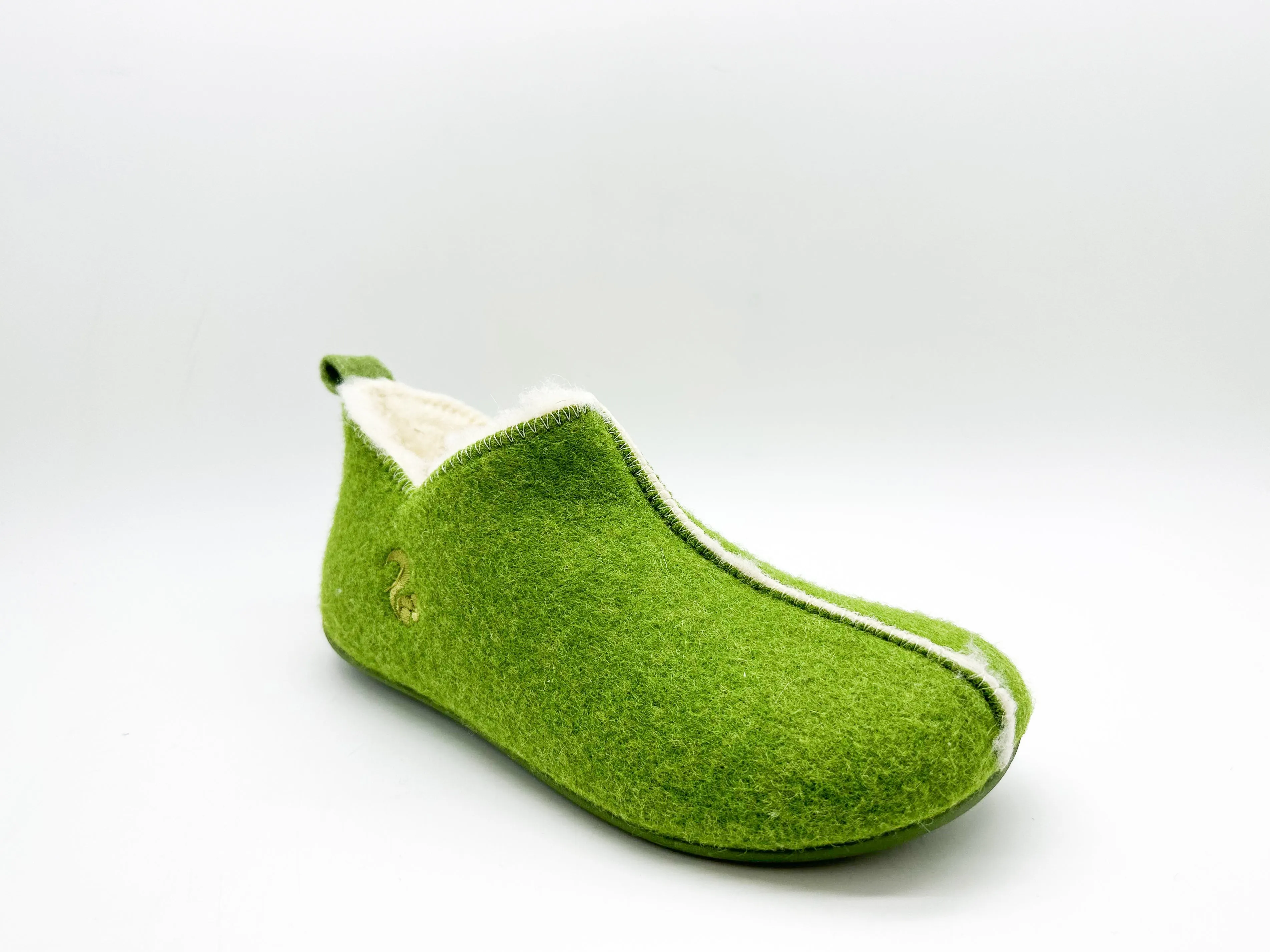 thies 1856 ® Slipper Boots light green with Eco Wool (W)