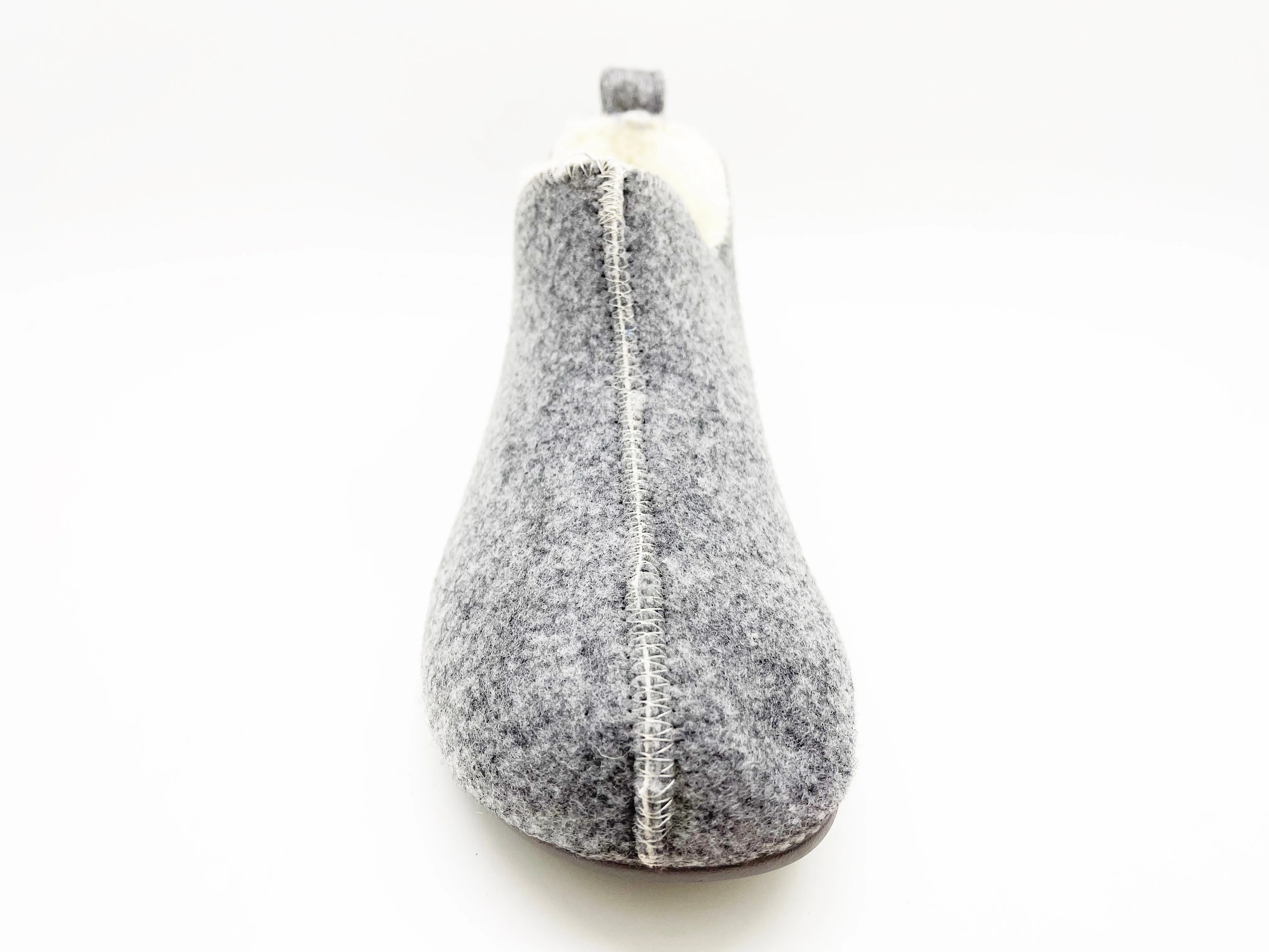thies 1856 ® Slipper Boots light grey with Eco Wool (W)