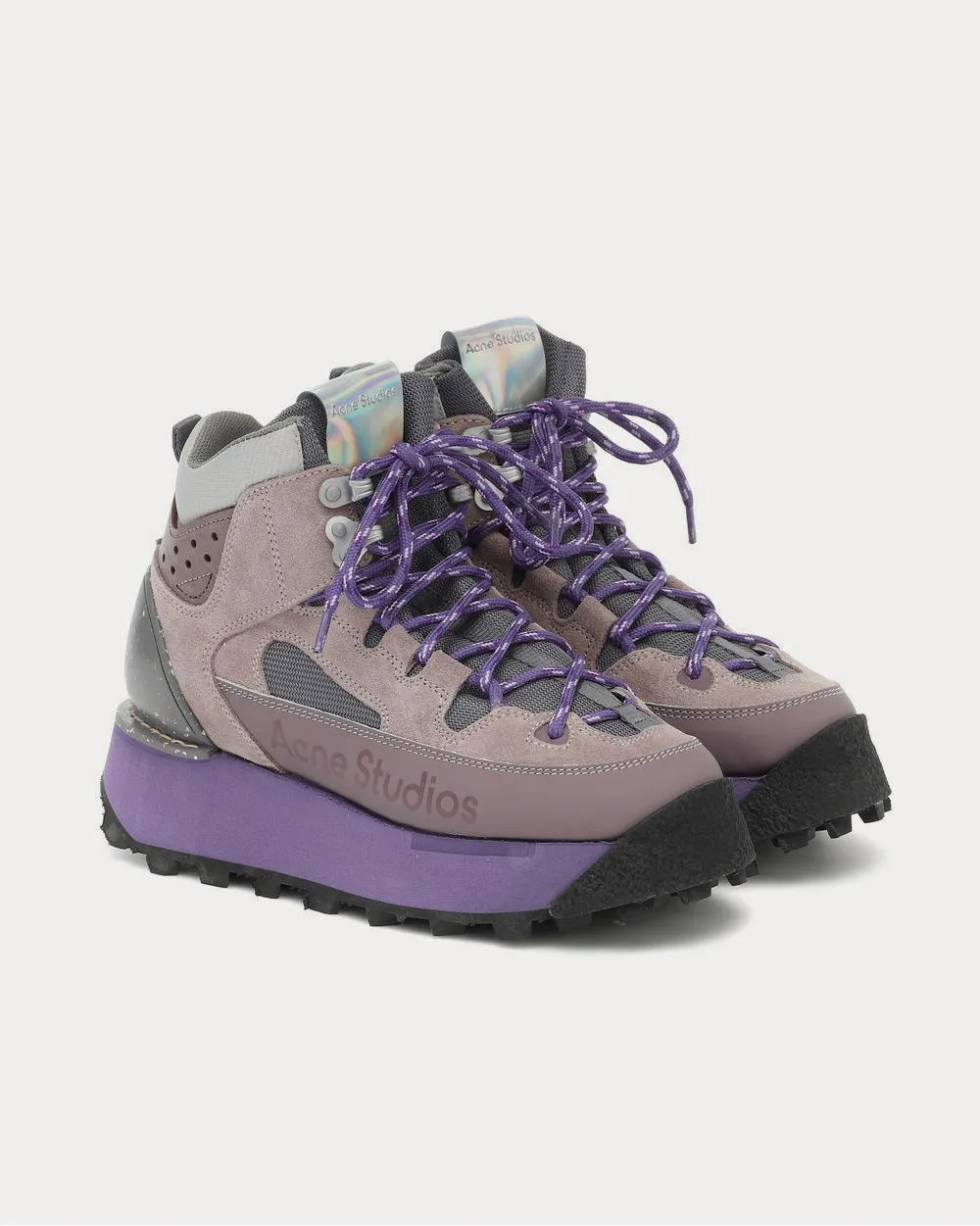 Trekking platform Dusty Purple High Top Sneakers