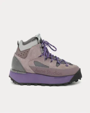 Trekking platform Dusty Purple High Top Sneakers