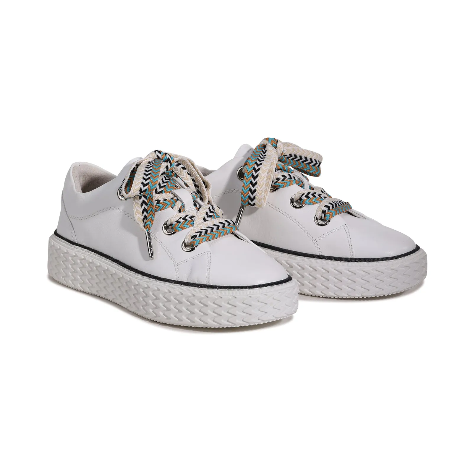 TRINSIC PLATFORM SNEAKERS LEATHER