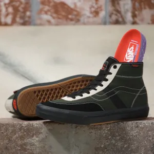 Vans Gilbert Crockett High Skateboard Shoe - Forest/Black
